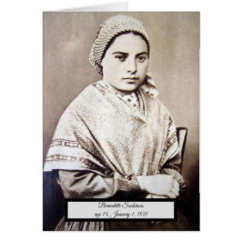 Saint Bernadette Hälsningskort
