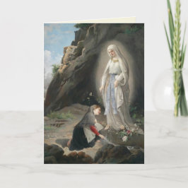 Saint Bernadette-katolska Religiösan Saint Nun-kor Kort