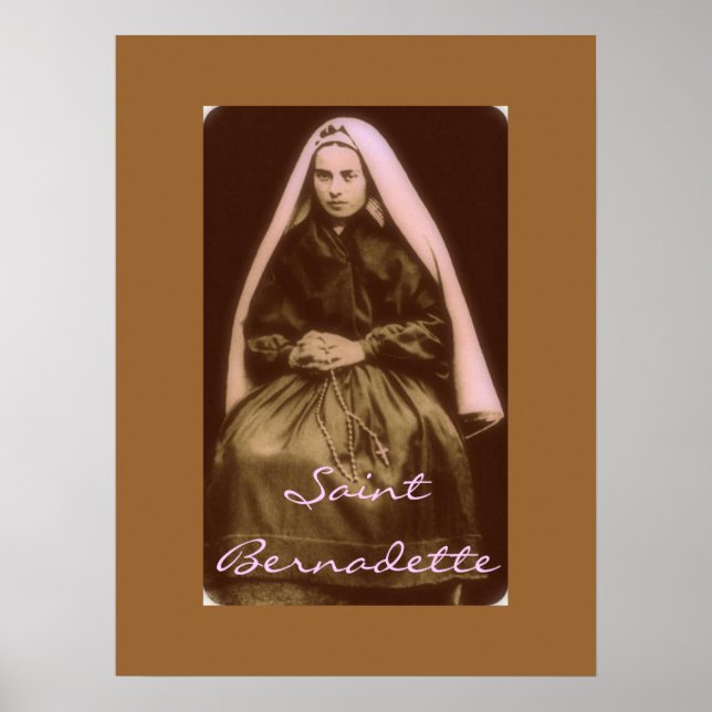 saint bernadette poster (Framsidan)