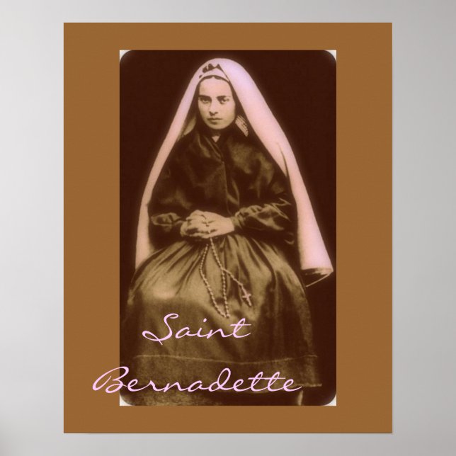 saint bernadette poster (Framsidan)