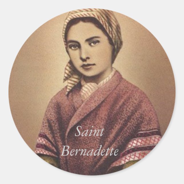 SAINT BERNADETTE RUNT KLISTERMÄRKE (Framsida)