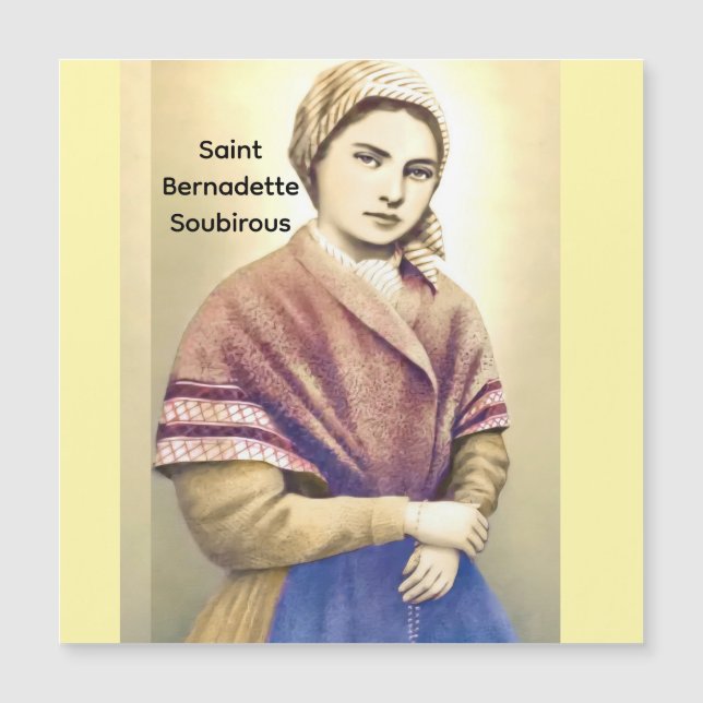 Saint Bernadette Soubirous (Framsida)