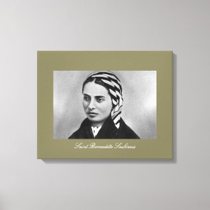 Saint Bernadette Soubirous Canvastryck