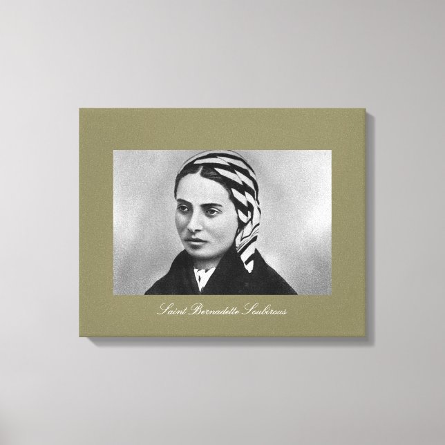 Saint Bernadette Soubirous Canvastryck (Framsida)
