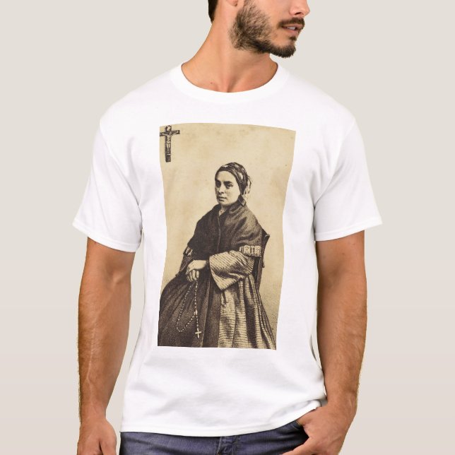 Saint Bernadette Soubirous Fine Art T Shirt (Framsida)