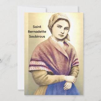 Saint Bernadette Soubirous Julkort