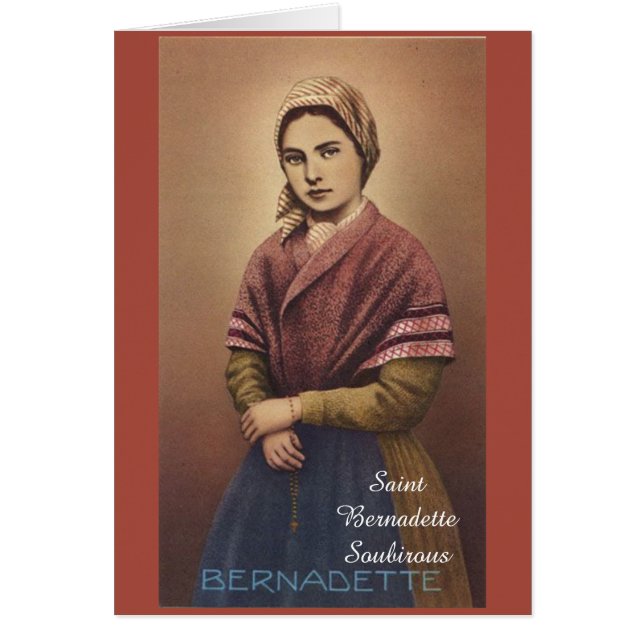 Saint Bernadette Soubirous OBS Kort (Framsidan)