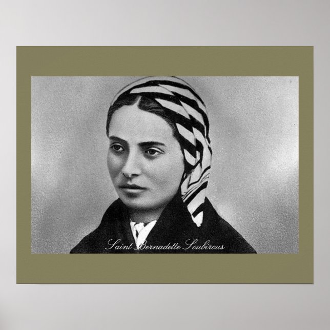 Saint Bernadette Soubirous Poster (Framsidan)