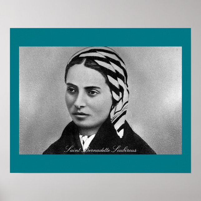 Saint Bernadette Soubirous Poster (Framsidan)