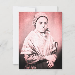 Saint Bernadette Soubirous som barn Vykort