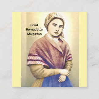 Saint Bernadette Soubirous Tilläggskort