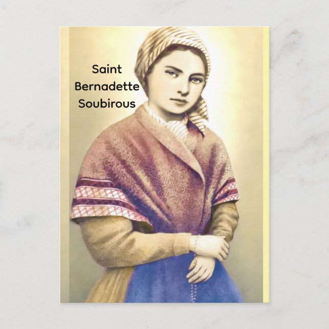 Saint Bernadette Soubirous Vykort (Framsida)