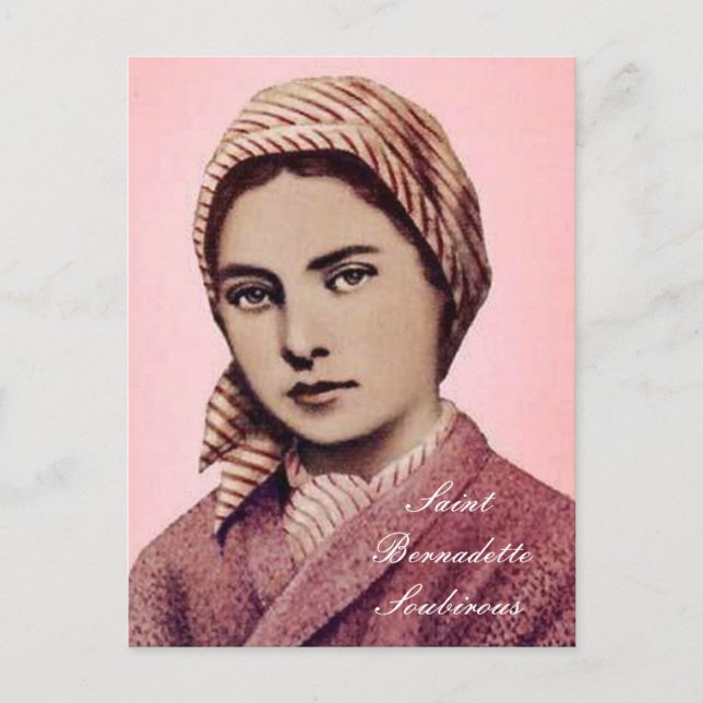 SAINT BERNADETTE SOUBIROUS VYKORT (Framsida)