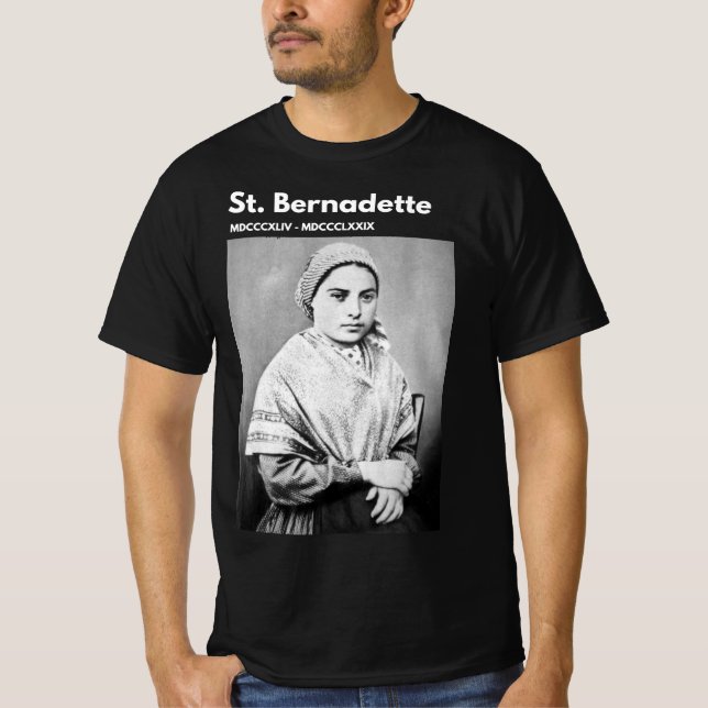 SAINT BERNADETTE T SHIRT (Framsida)
