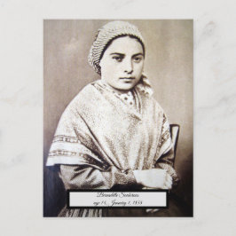 Saint Bernadette Vykort