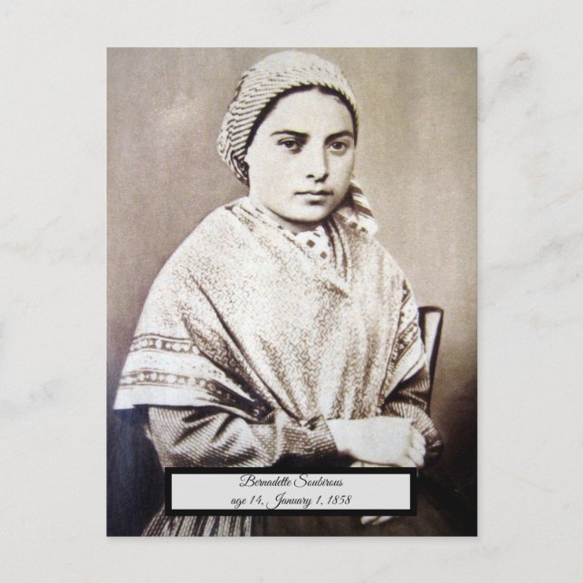 Saint Bernadette Vykort (Framsida)