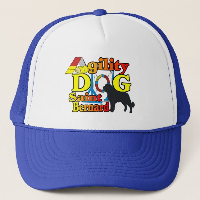 Saint Bernard Agilibility Gifts Truckerkeps (Framsida)