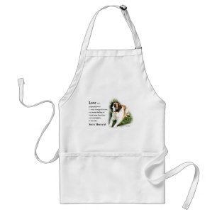 Saint Bernard Älskare Förkläde