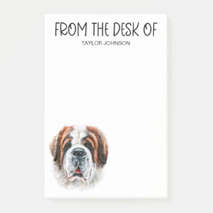 Saint Bernard-älskare Post-it Block