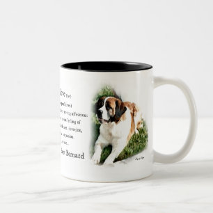 Saint Bernard Älskare Två-Tonad Mugg