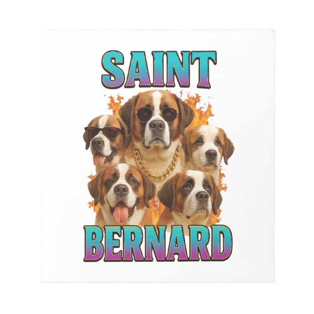 Saint Bernard  Anteckningsblock (Framsida)