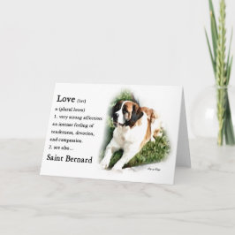 Saint Bernard Art Gifts Kort