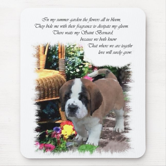 Saint Bernard Art Gifts Musmatta (Framsidan)