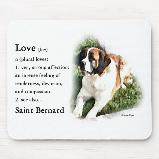 Saint Bernard Art Gifts Musmatta (Framsidan)