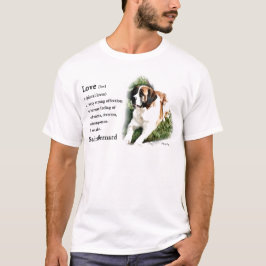 Saint Bernard Art Gifts T-shirt