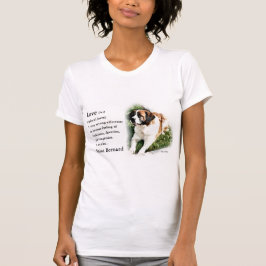 Saint Bernard Art Gifts Tee