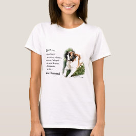 Saint Bernard Art Gifts Tee
