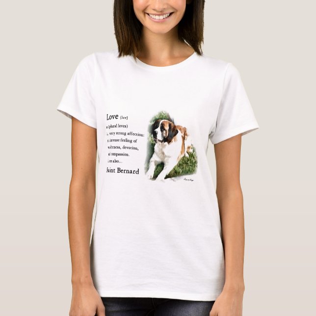 Saint Bernard Art Gifts Tee (Framsida)