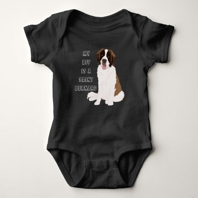 Saint Bernard BFF T Shirt (Framsida)