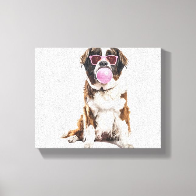 Saint Bernard Canvastryck (Framsida)