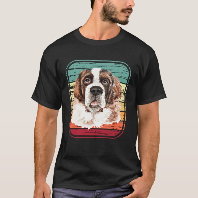 Saint Bernard  Dog Mom or Dad St Bernard T Shirt (Framsida)