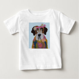 Saint Bernard Hippie T Shirt