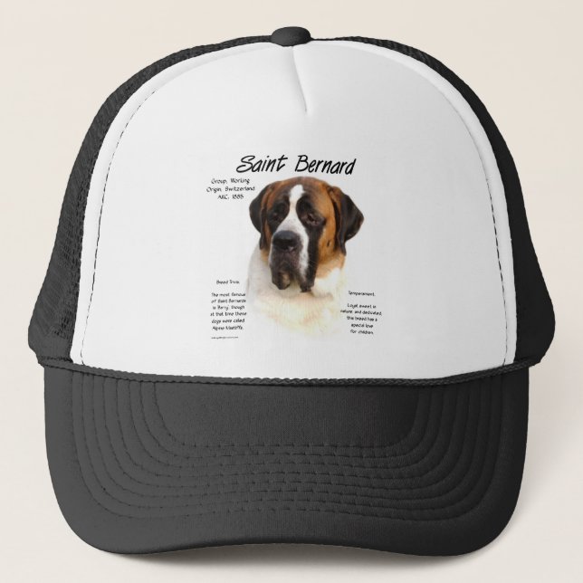 Saint Bernard-historikdesign Truckerkeps (Framsida)