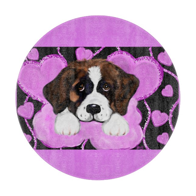 SAINT BERNARD-HUND  (Framsidan)