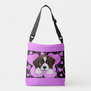 SAINT BERNARD HUND AXELVÄSKA