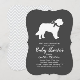 Saint Bernard Hund Baby Shower Gender Neutral Inbjudningar