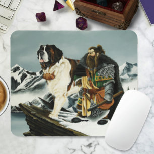 Saint Bernard Hund Dwarf Fantasy Musmatta