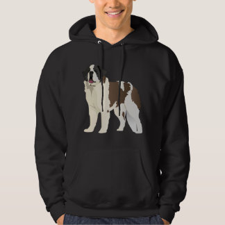 Saint Bernard-Hund Hoodie