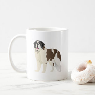 Saint Bernard-Hund Kaffemugg