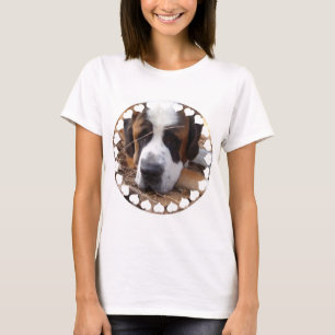 Saint Bernard Hund Långärmad Women's T-Shirt