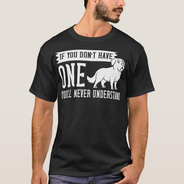 Saint Bernard Hund Puppies Owner Älskare T Shirt (Framsida)