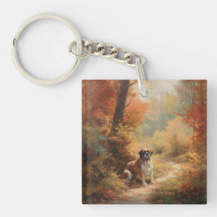 Saint Bernard i Höst löv Fall Inspire