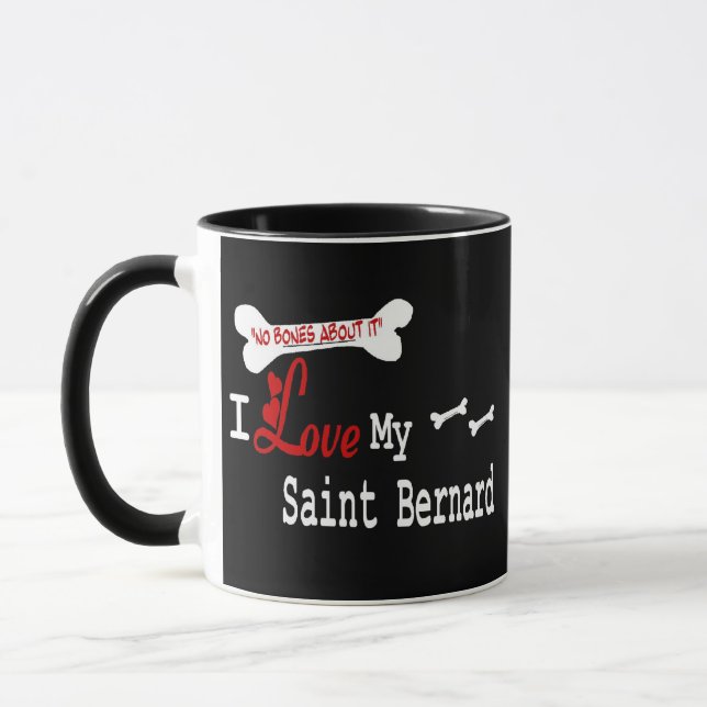 Saint. Bernard (I Kärlek) Mugg (Vänster)
