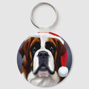 Saint Bernard-jul Nyckelring