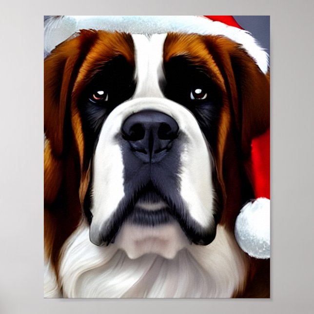 Saint Bernard-jul Poster (Framsidan)