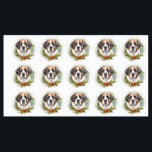 Saint Bernard-julens andningsfläkt Festive-Valp Klistermärke<br><div class="desc">Tittar du perfekten julklapp till din hårig vän? Vår Hund julklapp är precis vad du behöver! Med ett vackert jultema är det idealisk present till ditt älskade husdjur. Oavsett om du är hund, hund, eller bara ett hund älskare, kommer den här presenten säkert att ge valpen glädje och upphetsning under...</div>